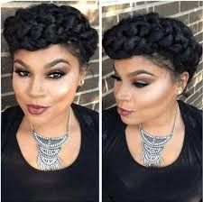 Pin By Linda Brunson On Makeup Natural Hair Styles Goddess Braids Hairstyles Goddess Braids