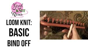 Using this technique, keep in mind that when you bind off, you will be creating another row. Loom Knitting How To Basic Bind Off Youtube