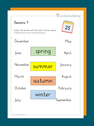 Jahreszeiten monate kostenlos ausdrucken ~ monate materialguru. Calendar Kalender
