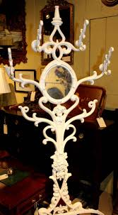 Antique wrought iron hall tree. Cast Iron Hall Tree 3 For Sale On 1stdibs