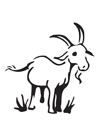 Baby Goat Clipart Black And White Pin By Kim On Drawing Inspiration Goat Art Cute Goats Drawings