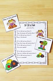 Our toddler curriculum has a circle time, arts & crafts, learning activities, coloring pages, songs and games. If It S Fall Preschool Circle Time Song Fantastic Fun Learning