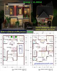 Desain rumah model tali air. Desain Rumah Minimalis Modern 2 Lantai Jasa Desain Rumah