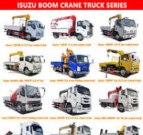 ISUZU FRR npr 5 ton truck mounted crane boom crane auger ...