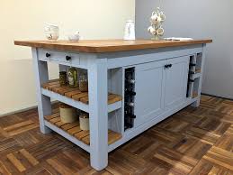 Home styles large wood server kitchen island / server with wine rack. Large Freestanding Kitchen Island With Breakfast Bar