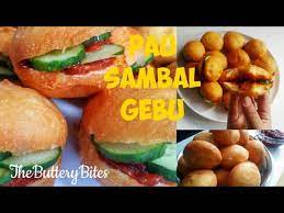 Garam secubit sesedap rasa 1 paket serbuk santan kelapa atau kelapa parut 2 cawan beras pulut 1 sudu teh perisa pandan 3. Resepi Pau Sambal Gebu Aka Burger Malaysia Sukatan Cawan Tanpa Telur Youtube