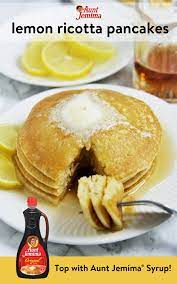 Lemon Ricotta Pancakes Recipe Yummy Breakfast Breakfast Dishes Food