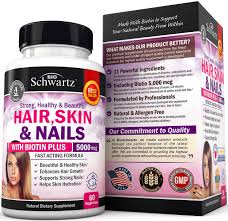 Biotin Vs Prenatal Vitamins For Hair Growth Hair Skin And Nails Vitamin With Biotin 5000 Promotes Hair Growth Glowing Skin Strong Nails Natural And Nongmo Goo Anti Aging Skin Care Nail Vitamins Biotin