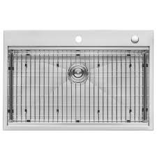 Adky sink is a handmade drop in kitchen sink and makes use of durable stainless steel. Ruvati 33 X 22 Inch Workstation Ledge Drop In Tight Radius 16 Gauge Stainless Steel Kitchen Sink Single Bowl Rvh8003 Kitchen Bar Sinks Tools Home Improvement Packyellow Com