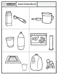 Children are exploring surroundings, and slowly they will learn to point out the differences between big and small objects. Kindergarten Measurement Worksheets Superstar Worksheets