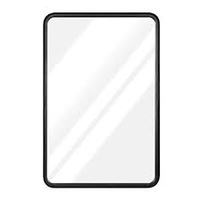 Black And Gold Rectangular Wall Mirror 20 X 30 Black Mirror For Wall Sturdy Metal Black Framed Mirror Rectangle Mirror With Bea Black Mirror Frame Mirror Wall Rectangle Mirror