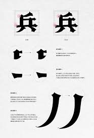 兵體2019修訂版 應用案例 weapon font demo on behance logotype chinese logo visual identity
