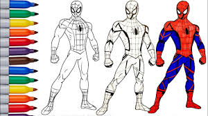 Free printable coloring pages spiderman coloring sheets. Spider Man Transform Ultimate Spider Man Redraw Coloring Pages Sailany Coloring Kids Youtube