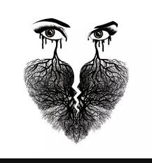 Black And White Broken Heart Cartoon Goodbye Yaayilicious Over Blog Com Broken Heart Drawings Broken Heart Broken Drawings