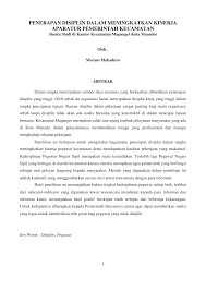 Menampilkan postingan dengan label 5 isu masalah disiplin pekerjatunjukkan semua. Https Media Neliti Com Media Publications 1022 Id Penerapan Disiplin Dalam Meningkatkan Kinerja Aparatur Pemerintah Kecamatan Suat Pdf