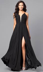 Seductive woman with wet hair in swimming pool. Plunging Neckline Long Dress Novocom Top