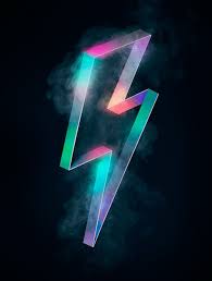 It also slowly fills players' shields if. Lightning Bolt Tom Ashton Booth Retro Graphic Design Neon Wallpaper Design
