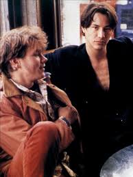 The story follows two friends, mike waters and scott favor. My Own Private Idaho River Phoenix River Phoenix Keanu Reeves Keanu Reeves
