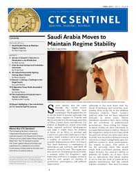 Saudi Arabia Moves to Maintain Regime Stability – Combating Terrorism  Center at West Point