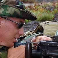 Maj. John Ambelang, public affairs officer, 2d Cavalry