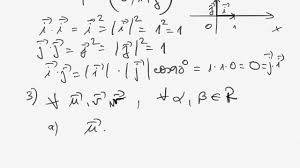 C=ab sin a, unde a este unghiul dintre vctorii a si b. Produsul Scalar A Doi Vectori Youtube