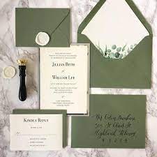 Ad 7952 Weddingideas Silver Wedding Invitations Wedding Invitations Diy Green Wedding Invitations