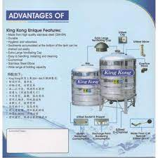 For people living in malaysia, especially in klang valley where water cuts are often, water tanks can be your saviour. King Kong Stainless Steel Water Tank Sus 304 Shopee Malaysia