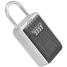 Key Lock Box Combination Lock Box With Code For House Key Storage Combo Door Locker Silver Black 1pc Electronics Power Acc Key Storage Door Locker House Keys