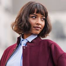 Katy Perry's sharp raven bob