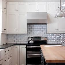 (see how to install your own subway tile backsplash here.) home by ivory homes, uvph 2018 White Subway Backsplash Gray Grout Houzz