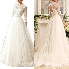 Entdecken sie elegante abendkleider für hochzeit bei milanoo. Spitze Hochzeit Kleider Lange Susse Elegante Braut Lange Armel Spitze Applique Sexy Open Back Stickerei Einfache Hochzeit Kleider Brautkleider Aliexpress