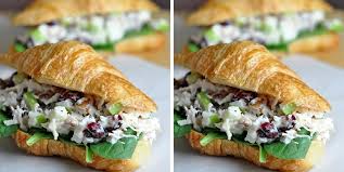 Cette Salade De Poulet Surprendra Vos Papilles Gustatives Recettes Ma Fourchette Food Lunch Sandwiches
