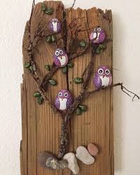 Woodenwalldecor Rock Crafts Stone Crafts Rock Painting Designs