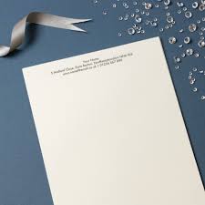 The letter headed papers are using for special purposes in today's world conditions. Luxury Headed Paper Thermo Printed Able Labels