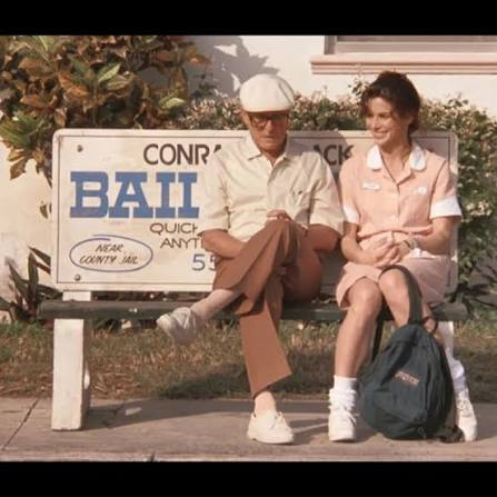 Wrestling Ernest Hemingway (1993) Starring the late great Robert Duvall,  Richard Harris, Shirley MacLaine, Piper Laurie, and Sandra Bullock Filmed  at the crib, Duvall plays Walter, a retired Cuban barbero, absolutely nailed