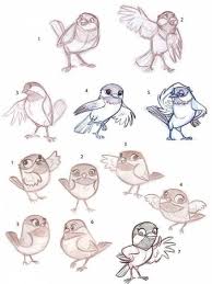 Cartoon Bird With Hair On Head Pin De Maria Alvarez En Pajaros En 2020 Dibujo De Animales Bocetos Diseno De Personajes