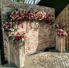 Wedding Konsept Wedding Stage Backdrop Wedding Ceremony Backdrop Outdoor Diy Wedding Backdrop