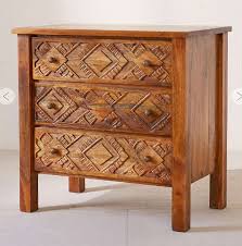 Amira Carved Wood Dresser Wood Dresser Wood Carving Furniture Carved Furniture