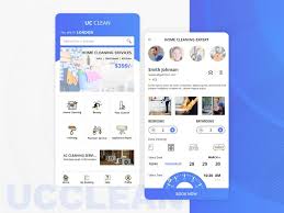 Home Cleaning Repair Service App Clean House App Design Mobile App Design