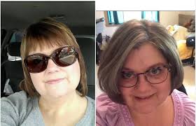 which hairstyle is more becoming for a woman with gray hair, shag or a-line?