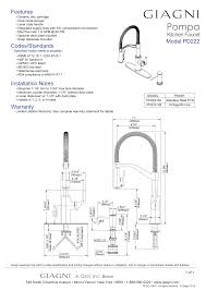 Giagni fresco stainless steel 1 handle deck mount pre rinse. Giagni Pd222 Ss User Manual Manualzz
