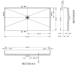 Ada Compliant Barrier Free Tile Ready Shower Pans Shower Pan Tile Ready Shower Pan Shower Sizes
