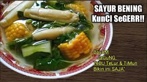 Jika sudah halus, masukan bumbu ulehgnnya dan koreksi rasanya. Paling Sedap Sayur Bening Bayam Jagung Kunci Resep Masakan Harian Youtube