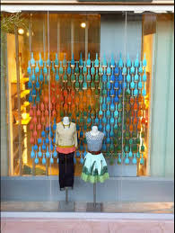 Anthropologie Rings In Spring With Abstract Color Anthropologie Window Display Spring Window Display Anthropologie Display