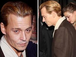 As johnny depp sports his blonde hair, one must not forget the aspect of the man that truly matters and that is his talent. Johnny Depp Looks Worse For Wear And Shows Off Bizarre New Blonde Hair On Date With Amber Heard Mirror Online