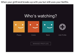 Both movies and the tv series are on netflix now! 50 Best Netflix Memes