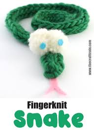 Check spelling or type a new query. Finger Knit Snake Craft The Craft Train