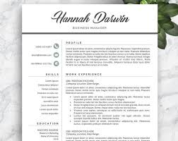 Resume Cv Templates Resume Template Professional Free Etsy Modern Resume Template Teacher Resume Template Good Resume Examples