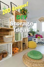 400 Easy Diy Storage Ideas For A Neat Home In Every Room Diy Storage Home Diy Diy Home Decor