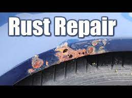 Protect the entire vehicle from paint overspray with poly sheeting. How To Repair Rust On Your Car Without Welding Rust Removal Youtube